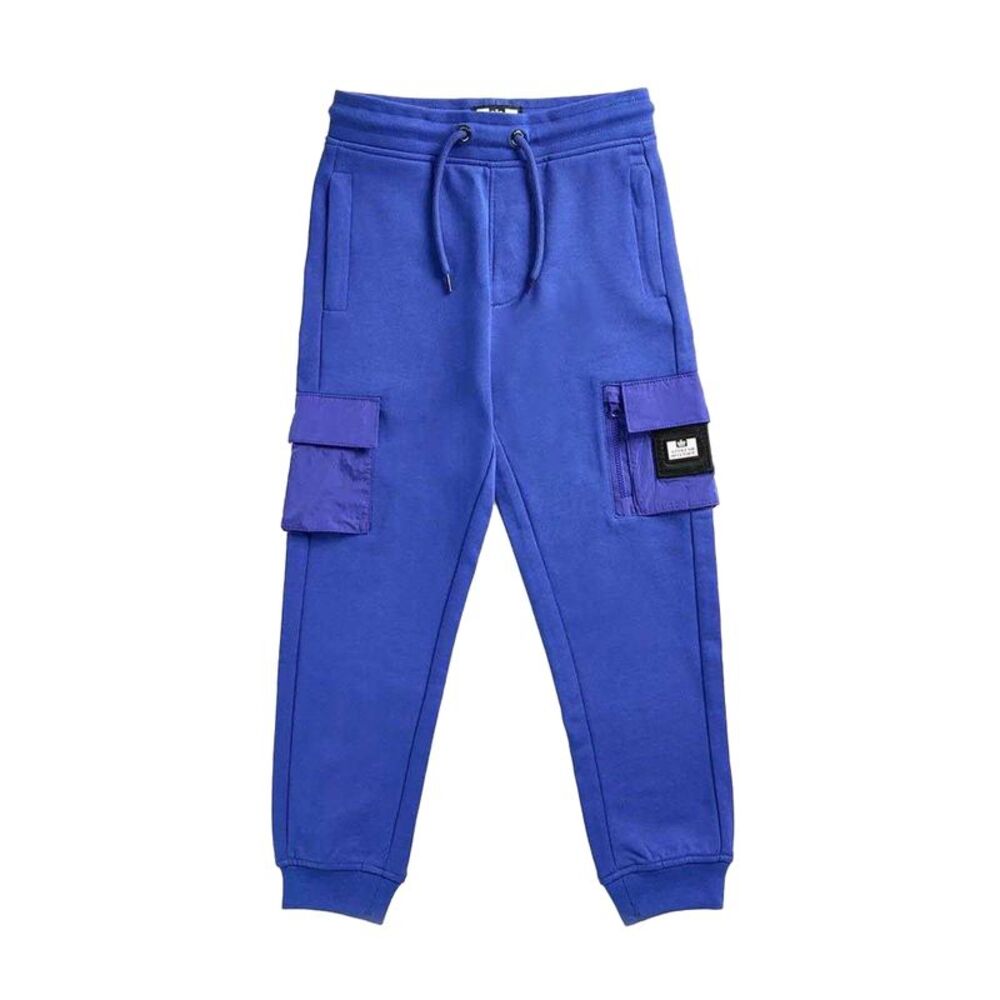 Weekend Offender Childrens/Kids Parachute Pocket Sweatpants / Blue
